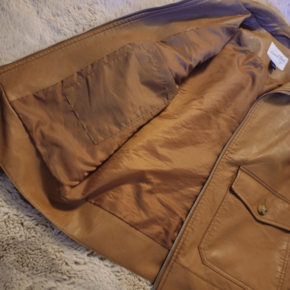 Faux Lather Jacket - Picture 3 of 8